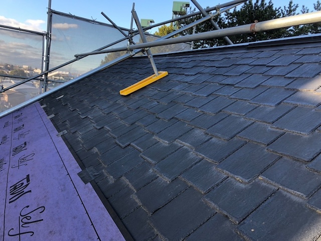 防水シート施工